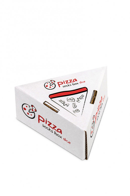 Vikerkaare sokid 1 paar Pizza