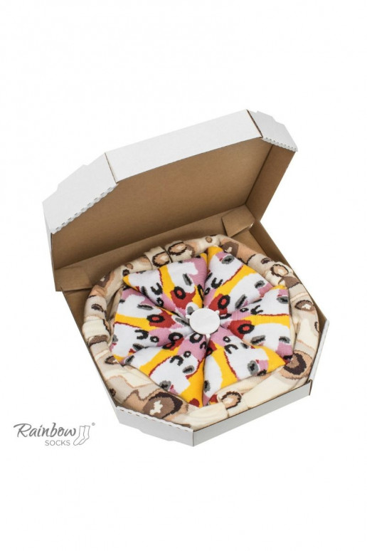 Vikerkaare sokid Pizza 4 paar Vikerkaare sokid Pizza 4 paar