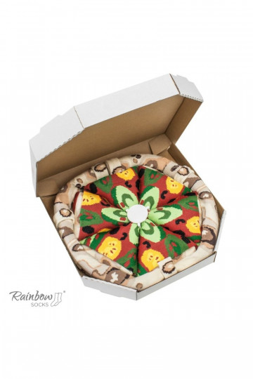 Vikerkaare sokid Pizza 4 paar