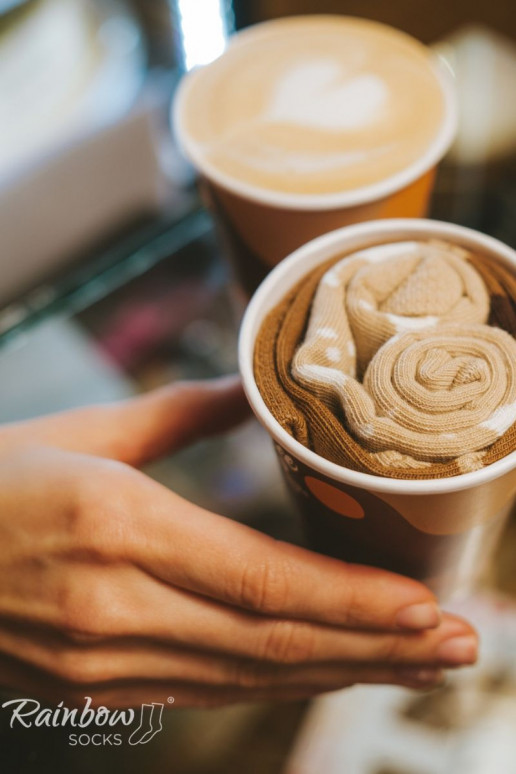 Vikerkaare sokid Caffe Latte 1 paar Vikerkaare sokid Caffe Latte 1 paar