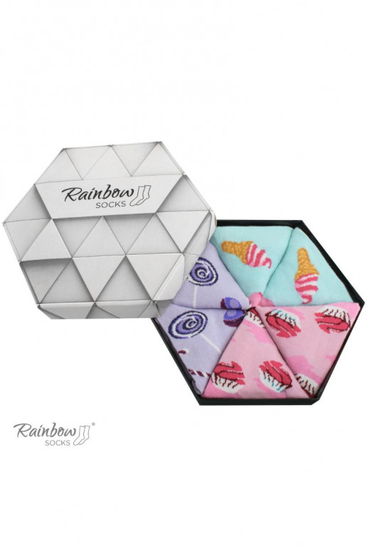 Vikerkaare sokid  3 paar Vikerkaare sokid  3 paar