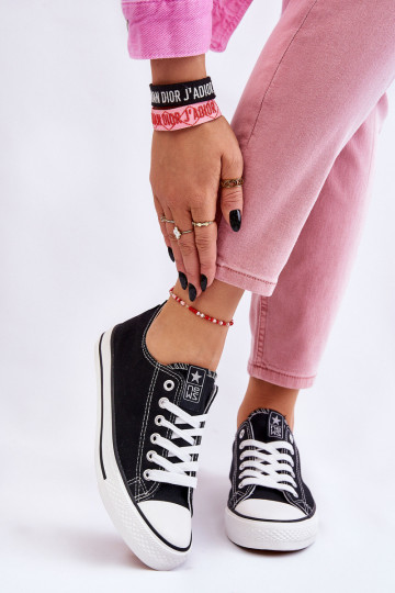 Klassikalise mudeli vabaaja jalanõud mustad  Ecoma 2