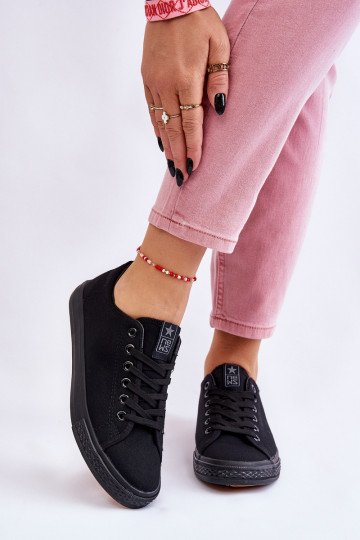 nööritavad Klassikalise mudeli vabaaja jalanõud mustad Eleya 2