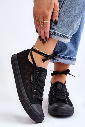 Klassikalise mudeli madalad tennised Big Star LL274072 mustad 2