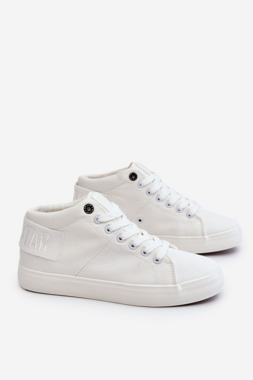 Klassikalise mudeli vabaajajalatsi Big Star LL274002 valget värvi Klassikalise mudeli vabaajajalatsi Big Star LL274002 valget värvi