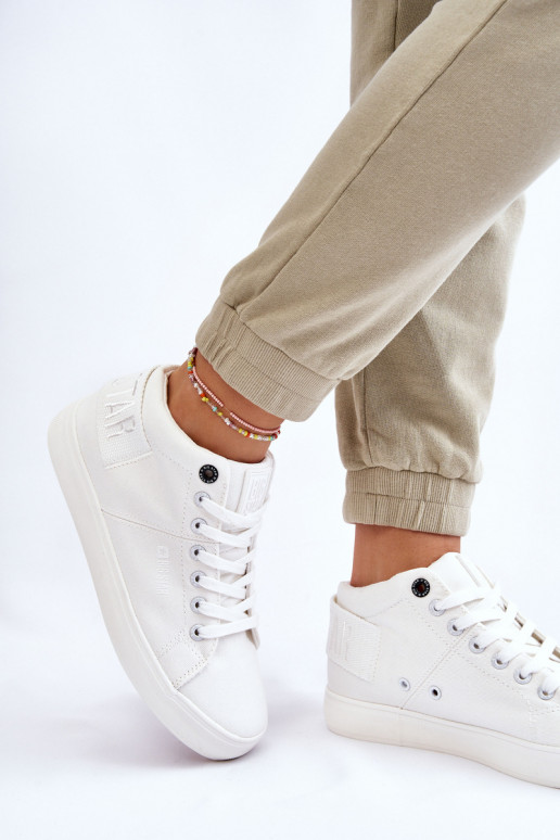 Klassikalise mudeli vabaajajalatsi Big Star LL274002 valget värvi Klassikalise mudeli vabaajajalatsi Big Star LL274002 valget värvi