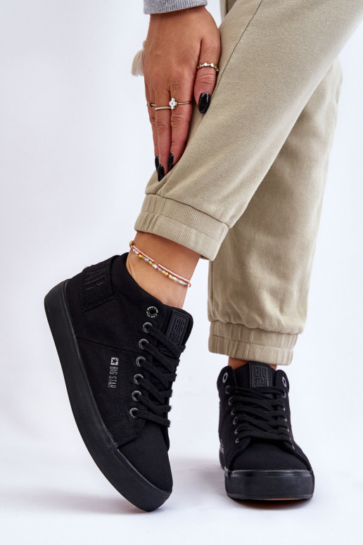 Klassikalise mudeli vabaajajalatsi Big Star LL274001 mustad Klassikalise mudeli vabaajajalatsi Big Star LL274001 mustad