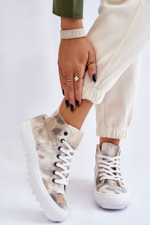 naiste saapad  Big Star LL274047 Valget-Rohelist värvi