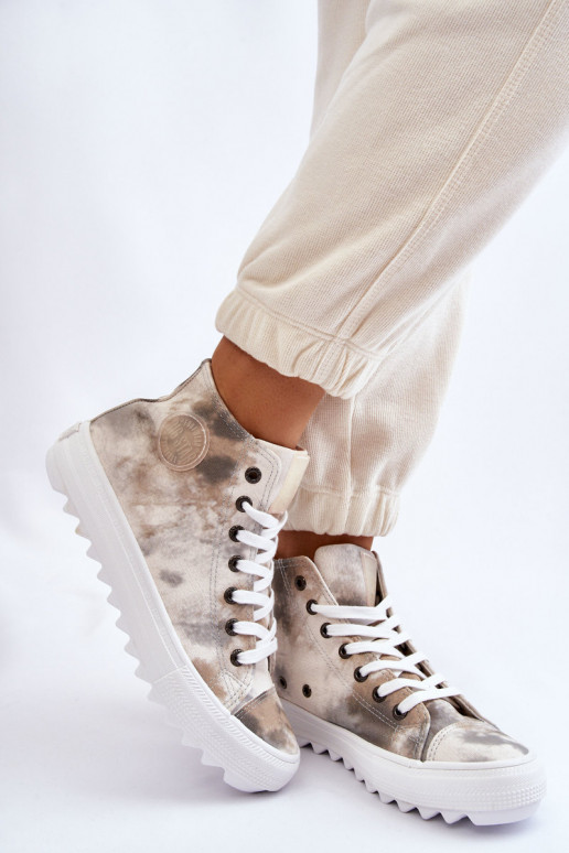 naiste saapad  Big Star LL274047 Valget-Rohelist värvi