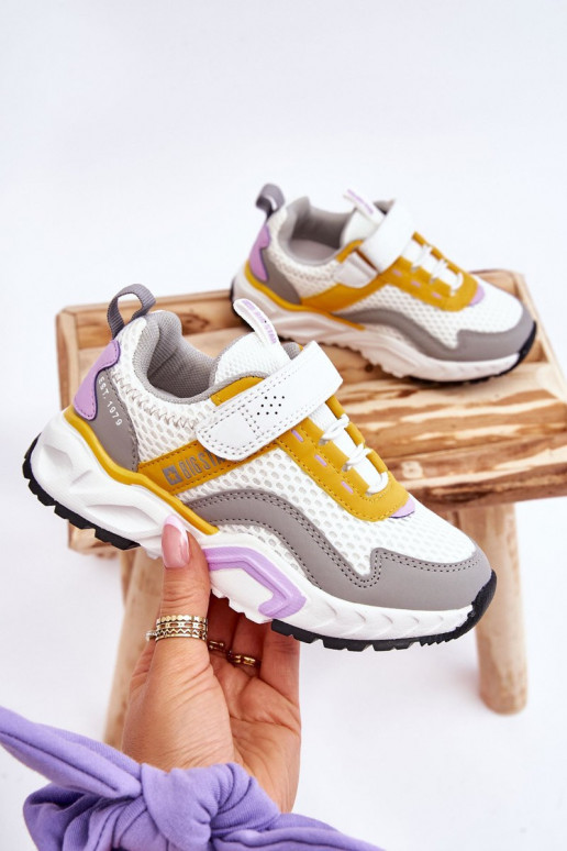 Lastejalatsid krõpsudega kinnitatav Big Star JJ374257 Valget-Kollased