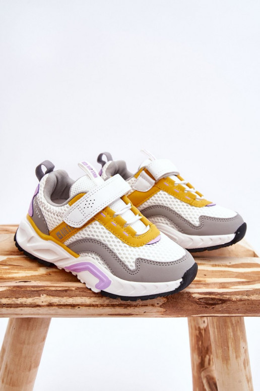 Lastejalatsid krõpsudega kinnitatav Big Star JJ374257 Valget-Kollased