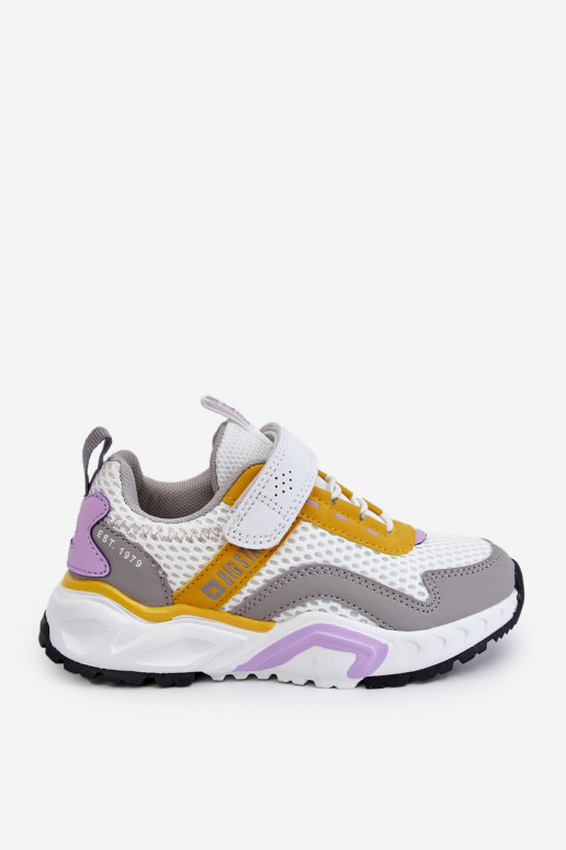 Lastejalatsid krõpsudega kinnitatav Big Star JJ374257 Valget-Kollased