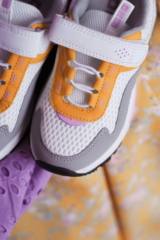 Lastejalatsid krõpsudega kinnitatav Big Star JJ374257 Valget-Kollased