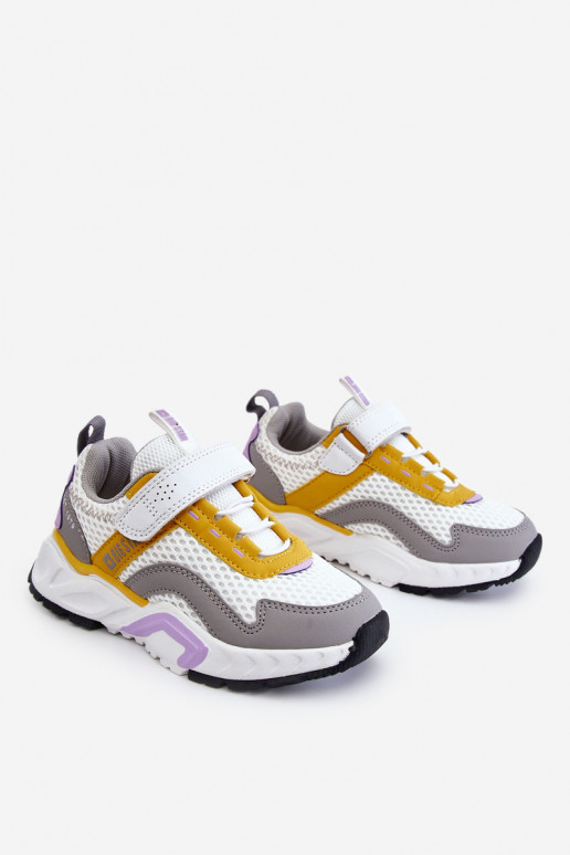 Lastejalatsid krõpsudega kinnitatav Big Star JJ374257 Valget-Kollased