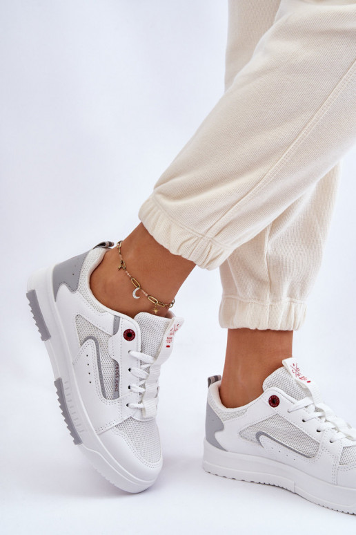 Sneakers tüüpi jalanõud Cross Jeans LL2R4011C valget värvi Sneakers tüüpi jalanõud Cross Jeans LL2R4011C valget värvi