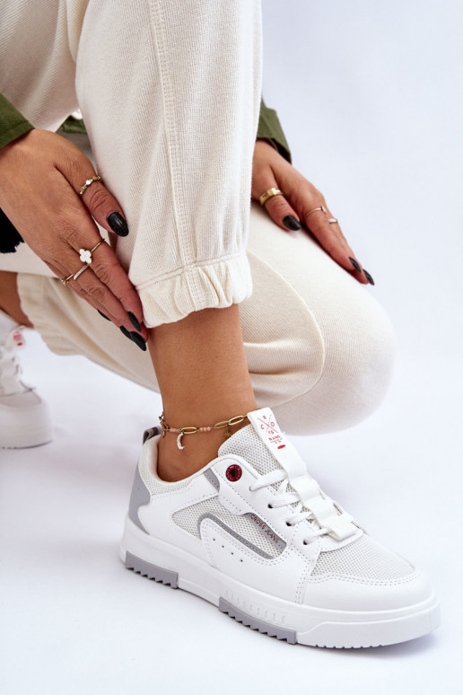 Sneakers tüüpi jalanõud Cross Jeans LL2R4011C valget värvi Sneakers tüüpi jalanõud Cross Jeans LL2R4011C valget värvi