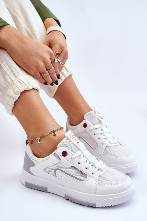 Sneakers tüüpi jalanõud Cross Jeans LL2R4011C valget värvi Sneakers tüüpi jalanõud Cross Jeans LL2R4011C valget värvi