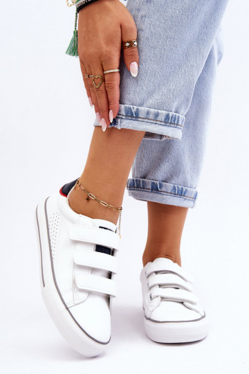 Spordijalatsid krõpsudega kinnitatav Big Star LL274A207 valget värvi 2