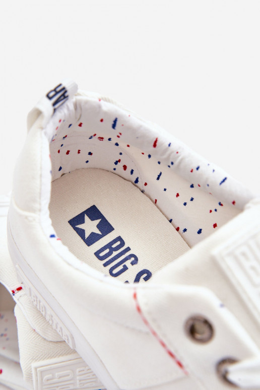 Riidest vabaaja jalanõud Big Star KK174001 valget värvi Riidest vabaaja jalanõud Big Star KK174001 valget värvi