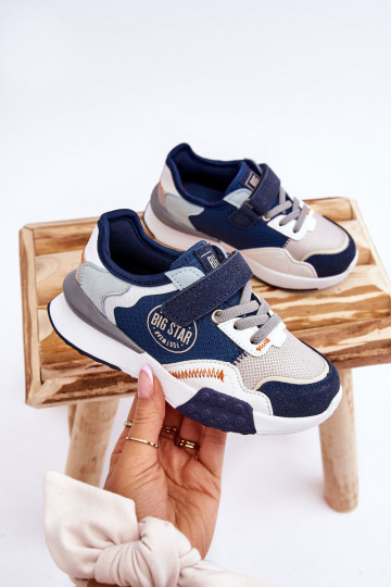 Laste tossude mudeljalatsid Memory Foam System Big Star LL374225 tumesinist värvi 2