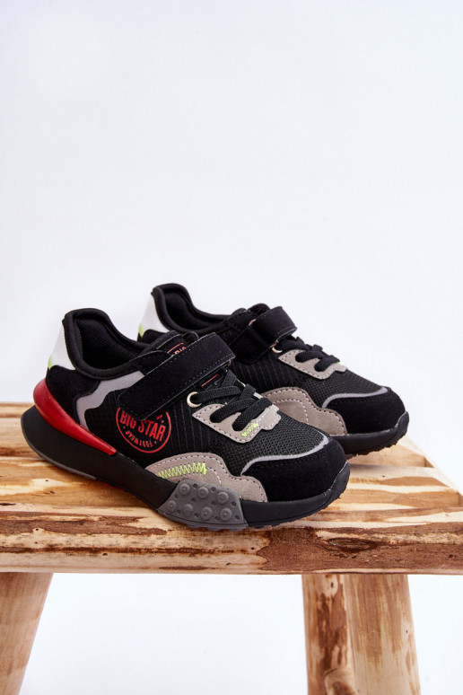 Laste tossude mudeljalatsid Memory Foam System Big Star LL374224 mustad