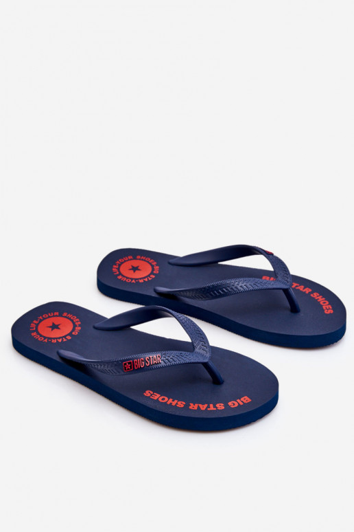 Sussid moodsad varbavahe-sandaalid Big Star LL174424 tumesinist värvi Sussid moodsad varbavahe-sandaalid Big Star LL174424 tumesinist värvi