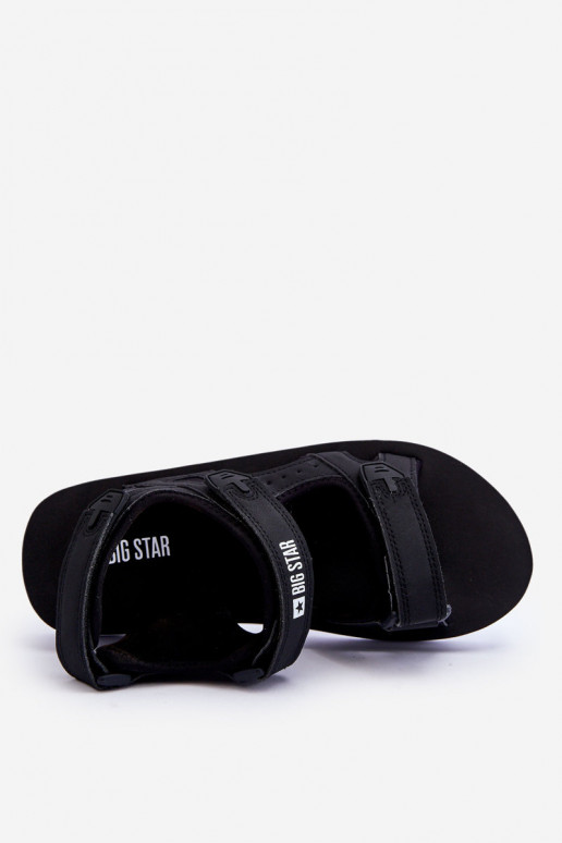 Sportliku stiiliga sandaalid platvormiga Big Star LL274789 mustad Sportliku stiiliga sandaalid platvormiga Big Star LL274789 mustad
