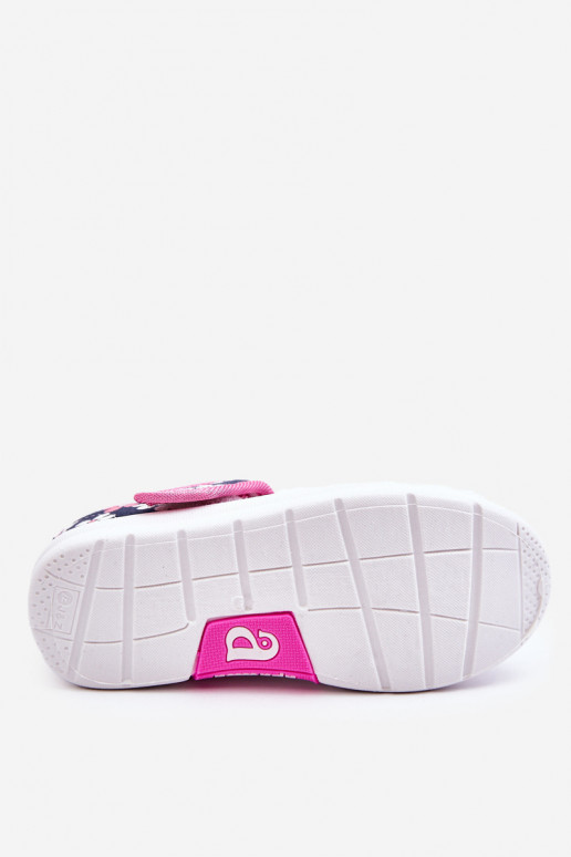 Lillemustritega laste baleriinid Sinist värvi-Tumeroosad värvi Noah Lillemustritega laste baleriinid Sinist värvi-Tumeroosad värvi Noah