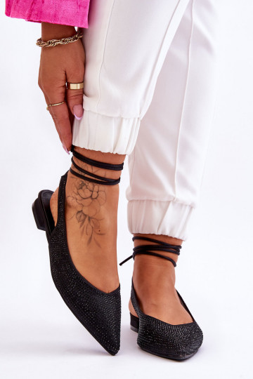 lipsudega baleriinad neetidega mustad Mavis