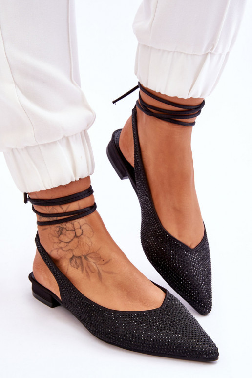 lipsudega baleriinad neetidega mustad Mavis