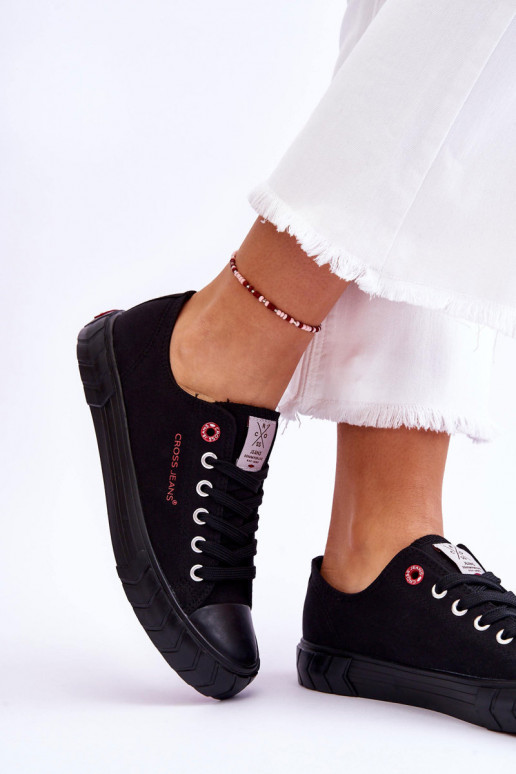 Klassikalise mudeli Naistesaapad Cross Jeans LL2R4051 mustad