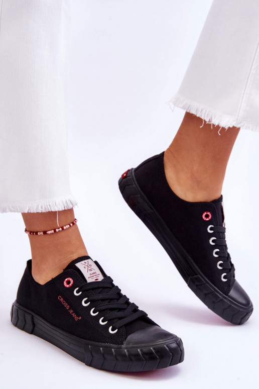 Klassikalise mudeli Naistesaapad Cross Jeans LL2R4051 mustad