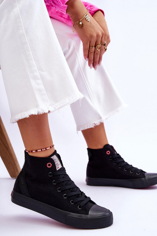 Klassikalise mudeli vabaajajalatsi Cross Jeans LL2R4088C mustad Klassikalise mudeli vabaajajalatsi Cross Jeans LL2R4088C mustad