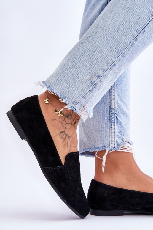 seemisnakhsed  Mokassiinid mustad Giovana