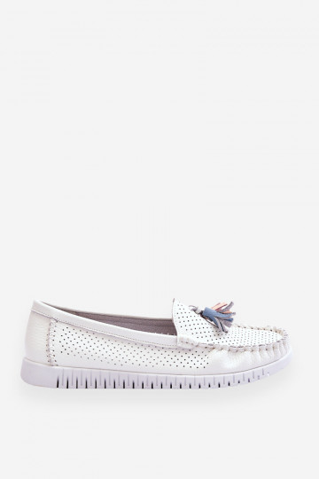 Mokassiinid valget värvi Lanzarot 2