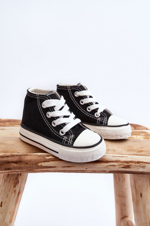 Laste kingad kiviklibuga mustad Filemon