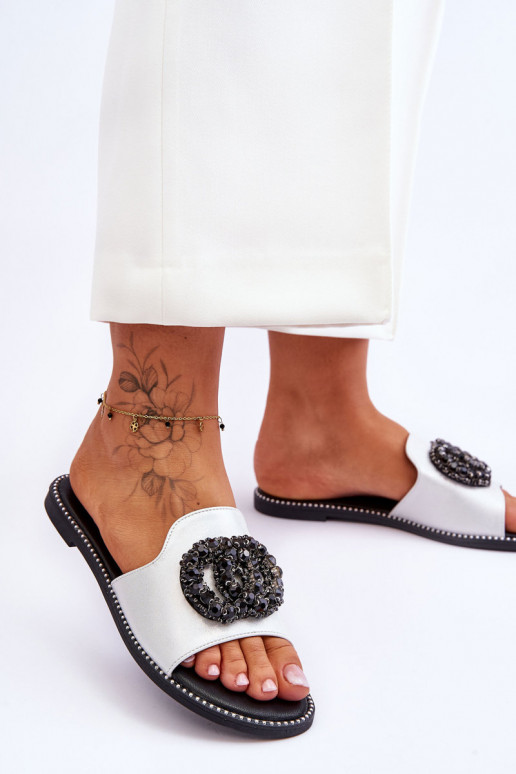 Sussid  S.Barski KV-520-3 Hõbedat värvi Sussid  S.Barski KV-520-3 Hõbedat värvi