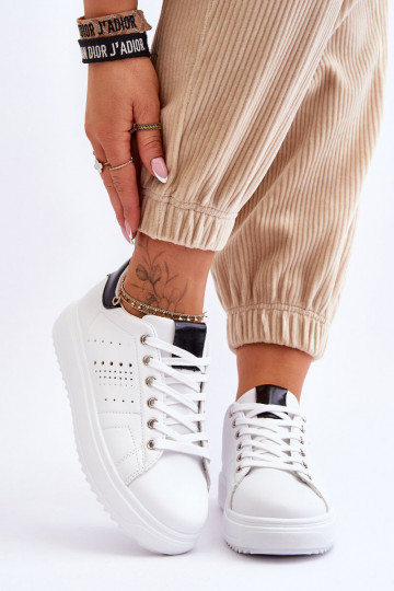 Sportliku stiiliga jalanõud Valget-mustad Be First!