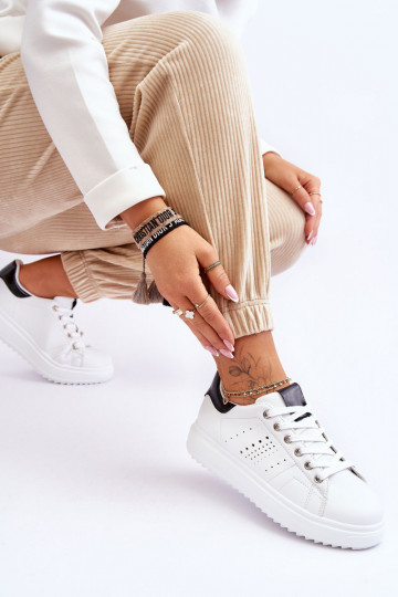 Sportliku stiiliga jalanõud Valget-mustad Be First! 2