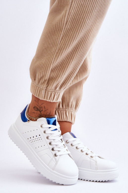 Sportliku stiiliga jalanõud Valget-Sinist värvi Be First!