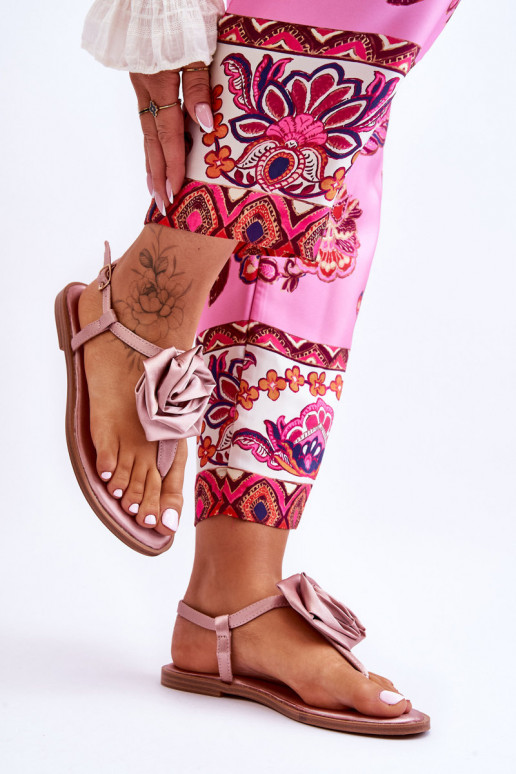 Naistesandaalid moodsad varbavahe-sandaalid   Nude Carisma