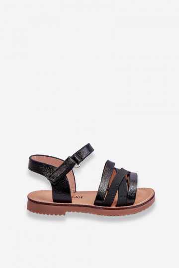 Lastejalatsid rihmadega mustad Isla 2