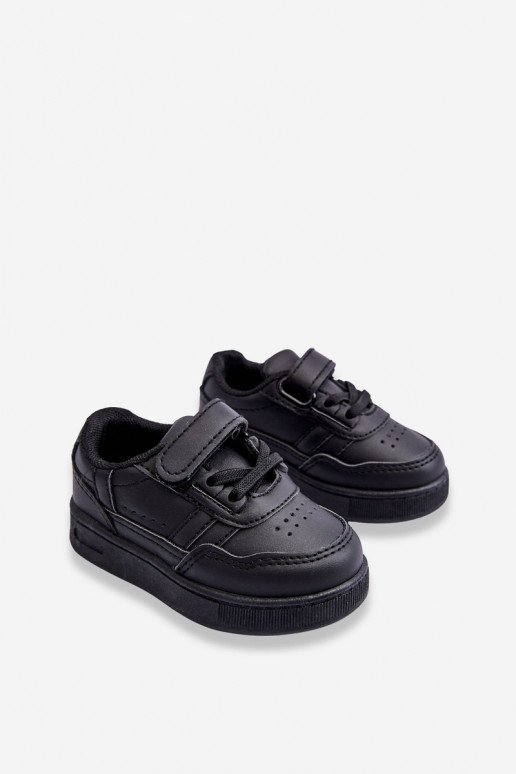 Klassikalise mudeli laste spordijalatsid mustad Marlin