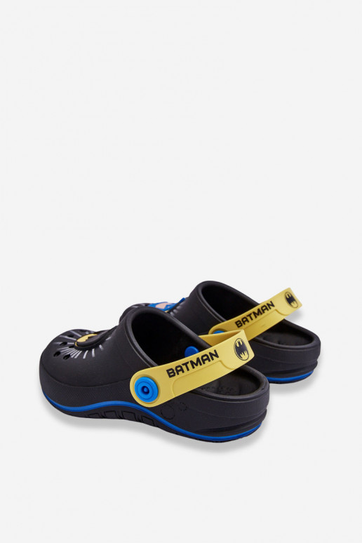 Laste crocs stiilis sussid Batman Grendene Kids JJ385005 mustad Laste crocs stiilis sussid Batman Grendene Kids JJ385005 mustad