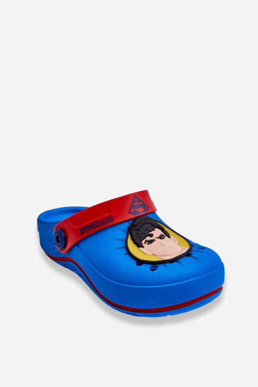 Laste crocs stiilis sussid Superman Grendene Kids JJ385004 Sinist värvi