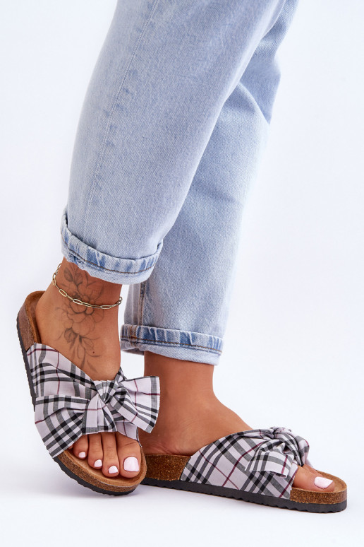 Sussid lipsukesega platvormiga Halli värvi Vero Sussid lipsukesega platvormiga Halli värvi Vero