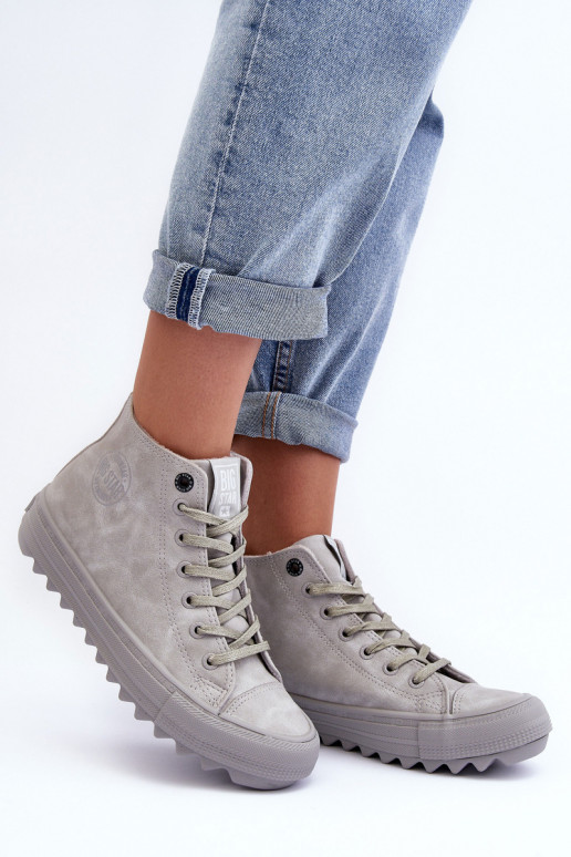 naiste saapad Big Star Kõrge voodriga Halli värvi GG274070 naiste saapad Big Star Kõrge voodriga Halli värvi GG274070