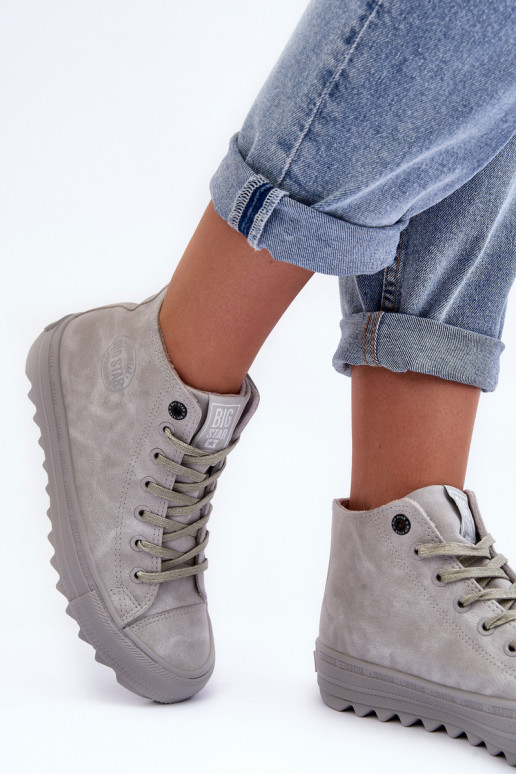 naiste saapad Big Star Kõrge voodriga Halli värvi GG274070 naiste saapad Big Star Kõrge voodriga Halli värvi GG274070