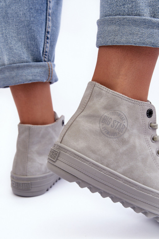 naiste saapad Big Star Kõrge voodriga Halli värvi GG274070 naiste saapad Big Star Kõrge voodriga Halli värvi GG274070