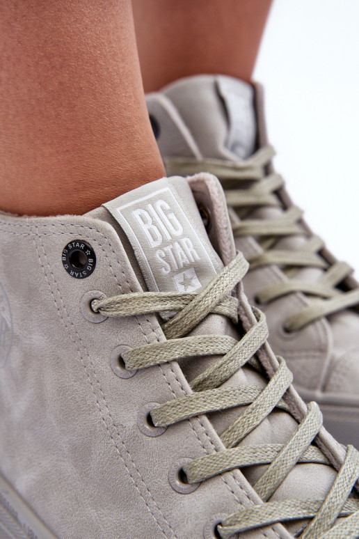 naiste saapad Big Star Kõrge voodriga Halli värvi GG274070 naiste saapad Big Star Kõrge voodriga Halli värvi GG274070